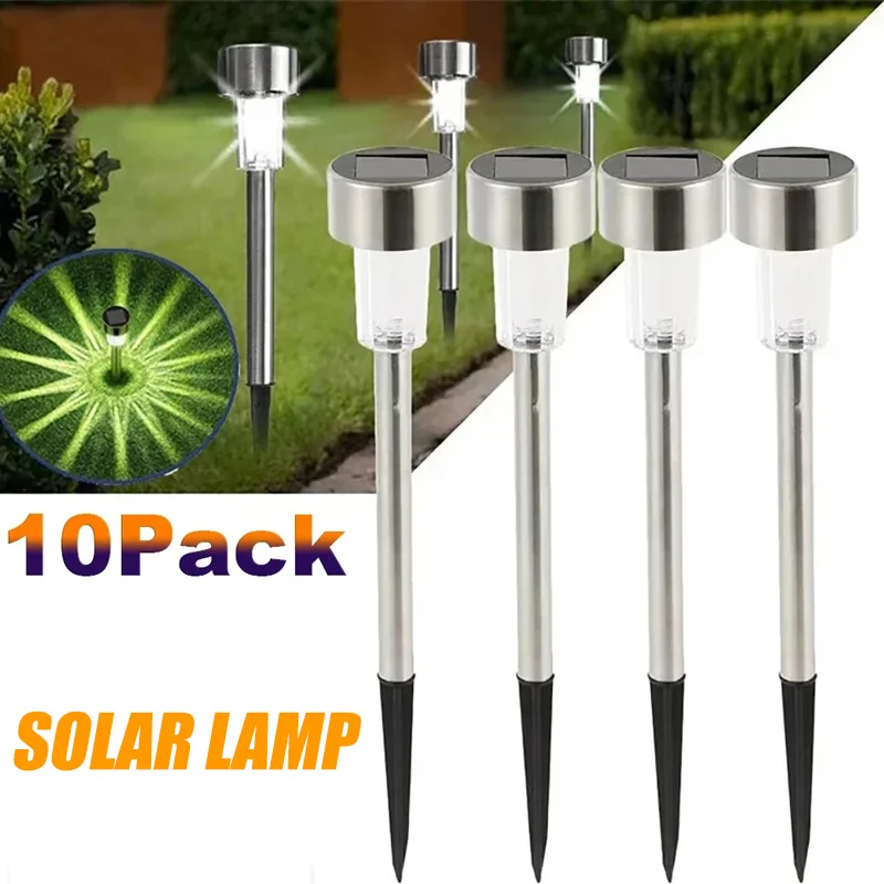 Outdoor Lighting Effects - ไฟกลางแจ้งพลังงานแสงอาทิตย์โคมไฟสวนพลังงานแสงอาทิตย์กันน้ําภูมิทัศน์เส้นทางกลางแจ้งสําหรับลานสนามหลังบ้านสนามหญ้าลานตกแต่ง
