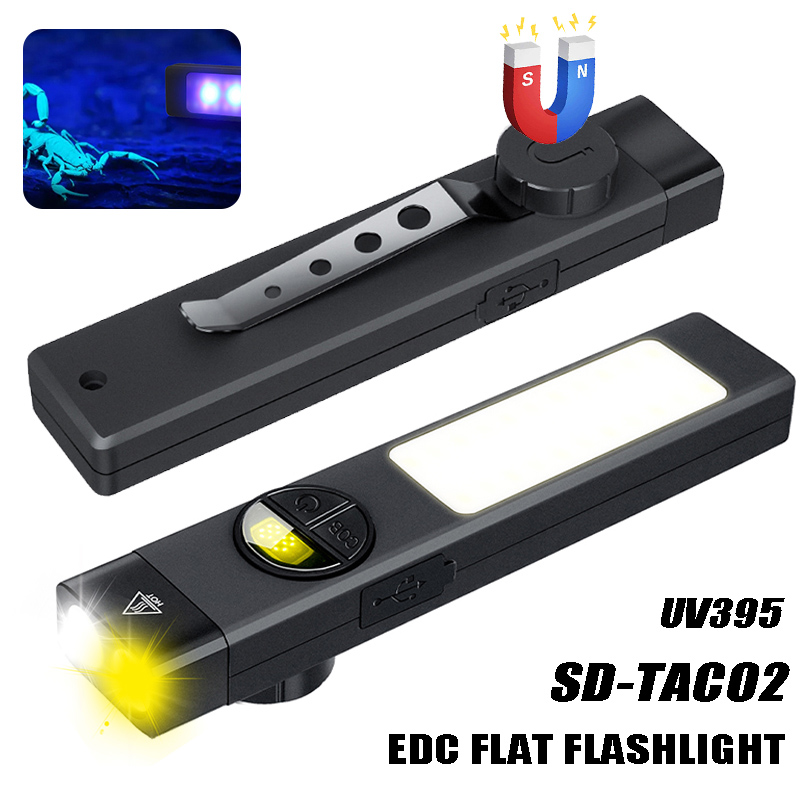 COB + LED ไฟฉายมัลติฟังก์ชั่นพ - Outdoor Lighting Black บทวิจารณ์และราคา
