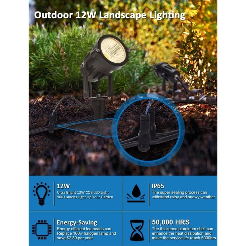 ABUN-สำหรับไฟส่องภูมิทัศน์กลาง - Outdoor Lighting And Landscape บทวิจารณ์และราคา