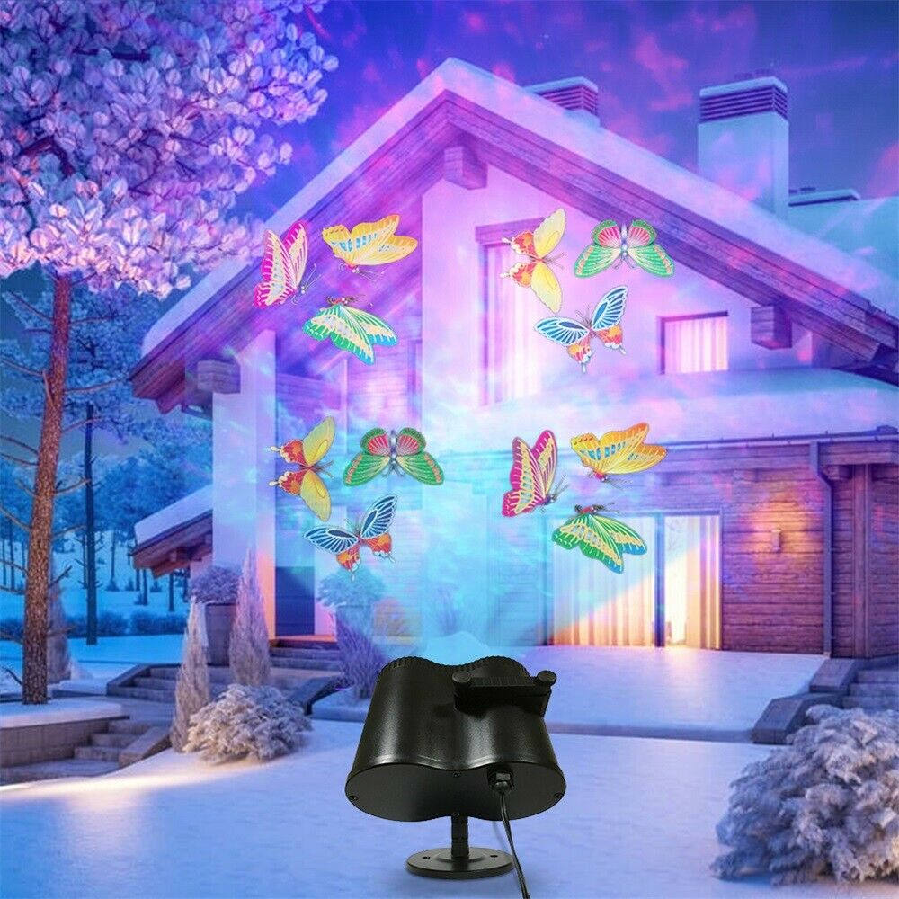 ไฟโปรเจคเตอร์ LED ลายคริสต์มาส - Outdoor Lighting Uk บทวิจารณ์และราคา