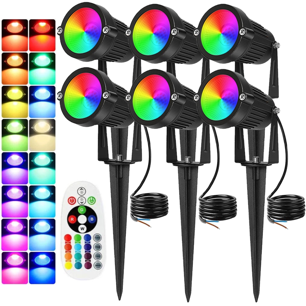 ไฟส่องสว่างภูมิทัศน์ RGBW 10W  - Outdoor Lighting And Landscape บทวิจารณ์และราคา