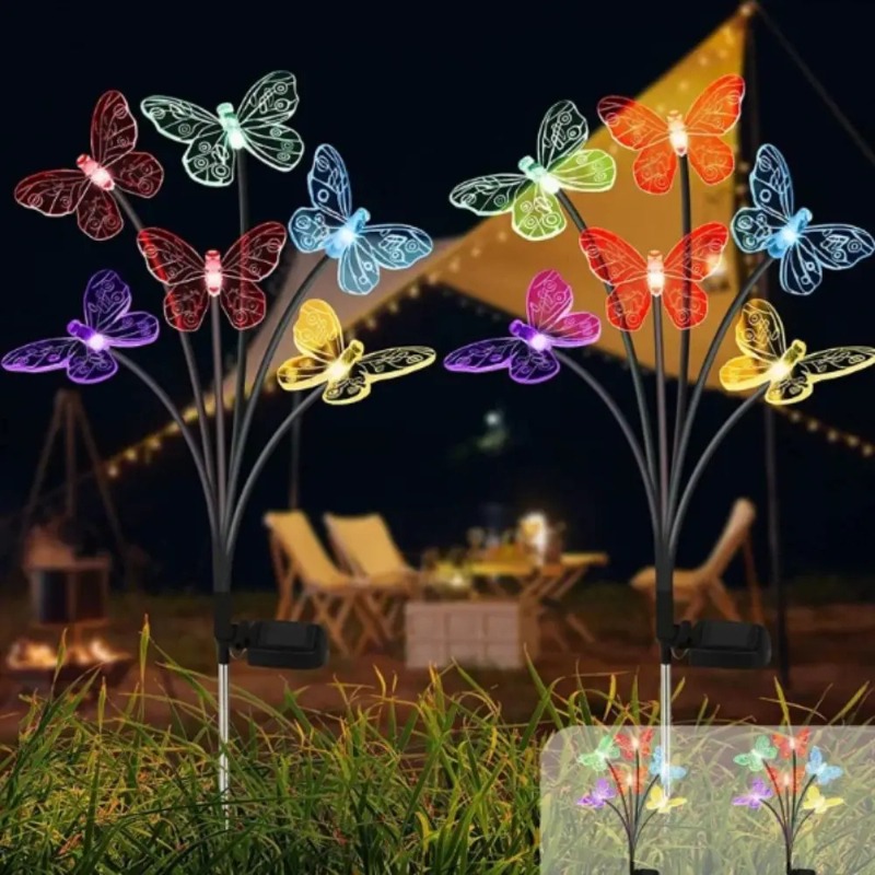 ไฟประดับสวนรูปผีเสื้อพลังงานแส - Outdoor Lighting Waterproof บทวิจารณ์และราคา