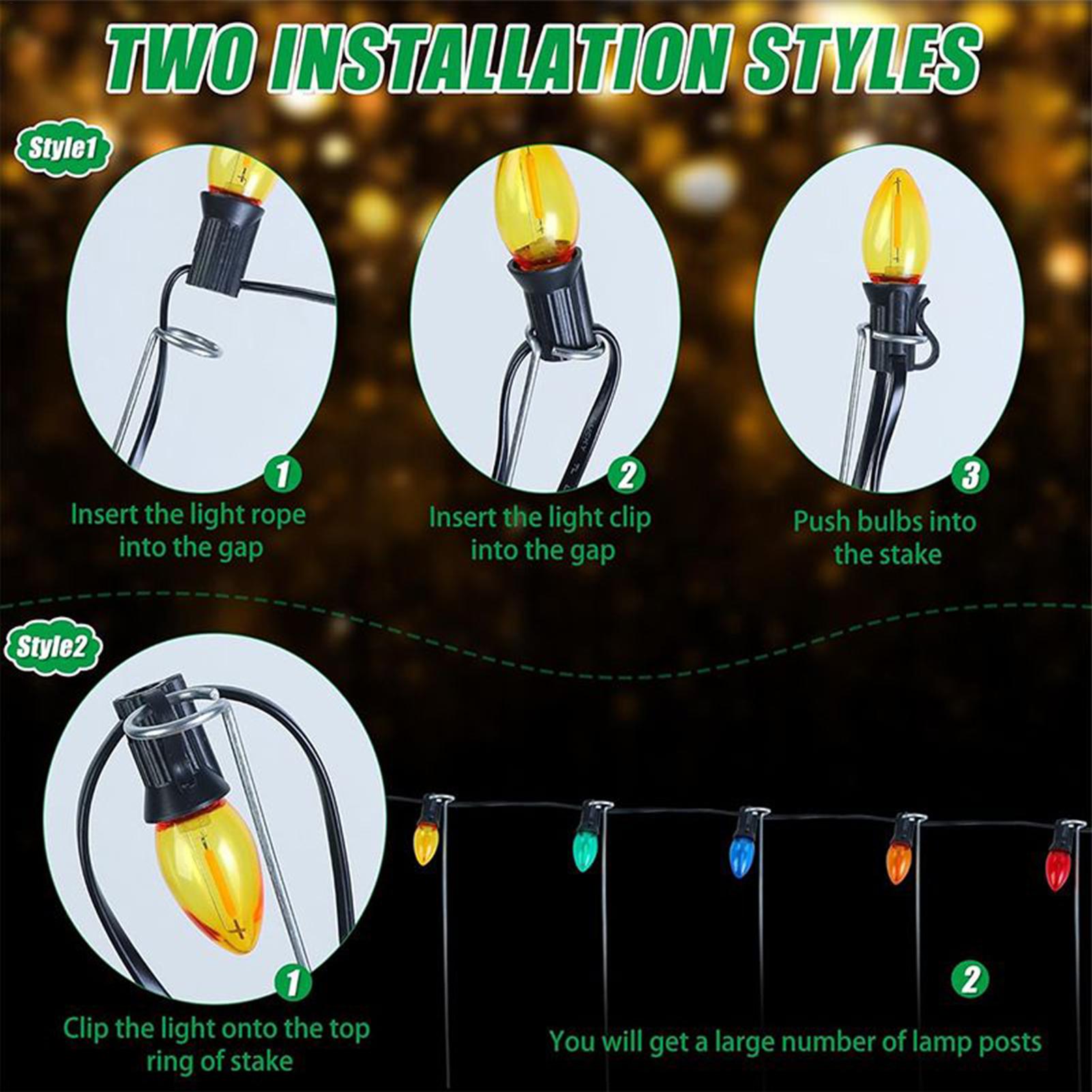 เสาไฟคริสต์มาสขนาด 12 นิ้ว สำห - Outdoor Lighting Pathway บทวิจารณ์และราคา