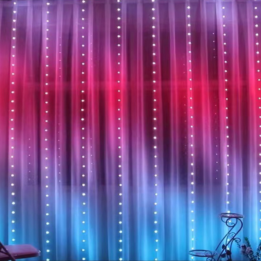 3M RGB สมาร์ทไฟ LED ผ้าม่านตกแ - Outdoor Lighting Effects บทวิจารณ์และราคา